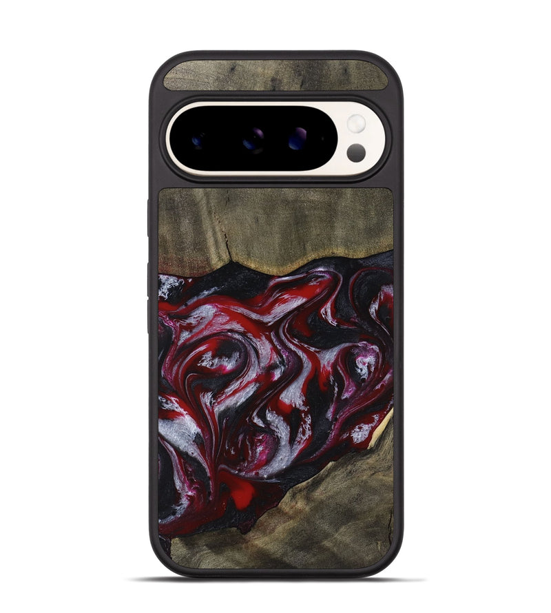 Pixel 9 Pro Wood Phone Case - Royalty (Red, 816612)