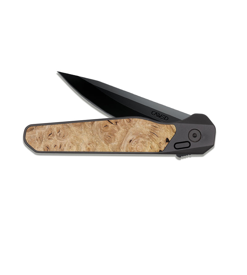 EDC Dark Slate Wood Pocket Knife - Calum (Green, 816640)