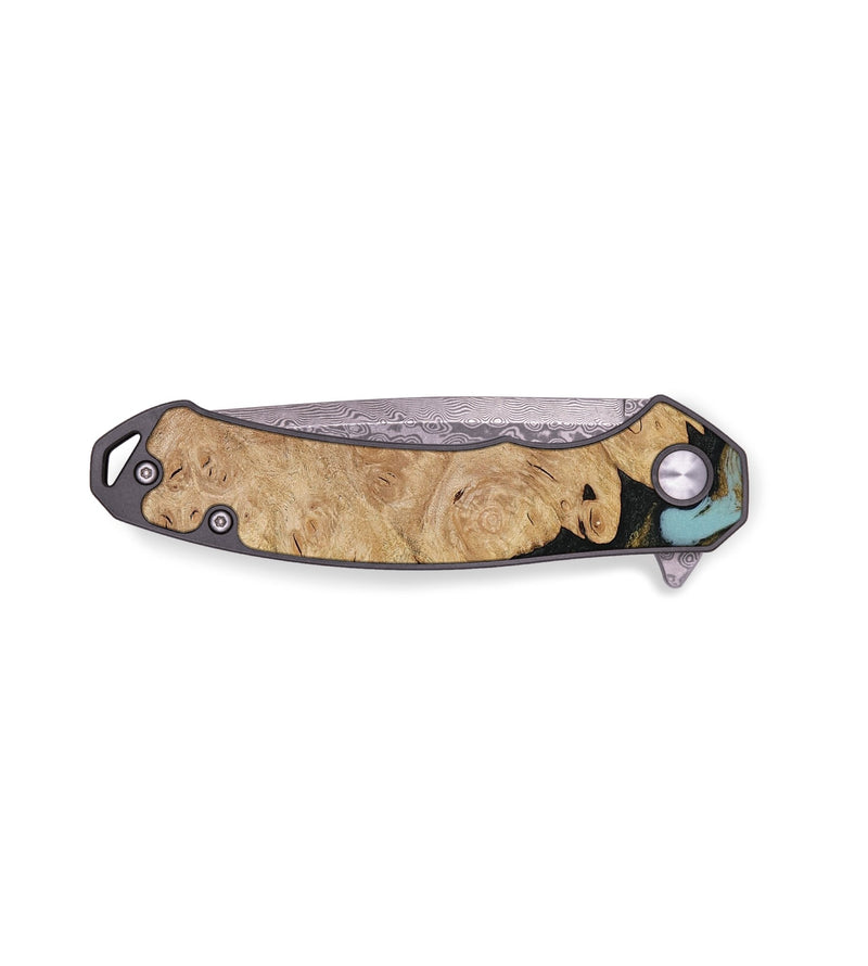 EDC Wood Pocket Knife - Calum (Green, 816640)