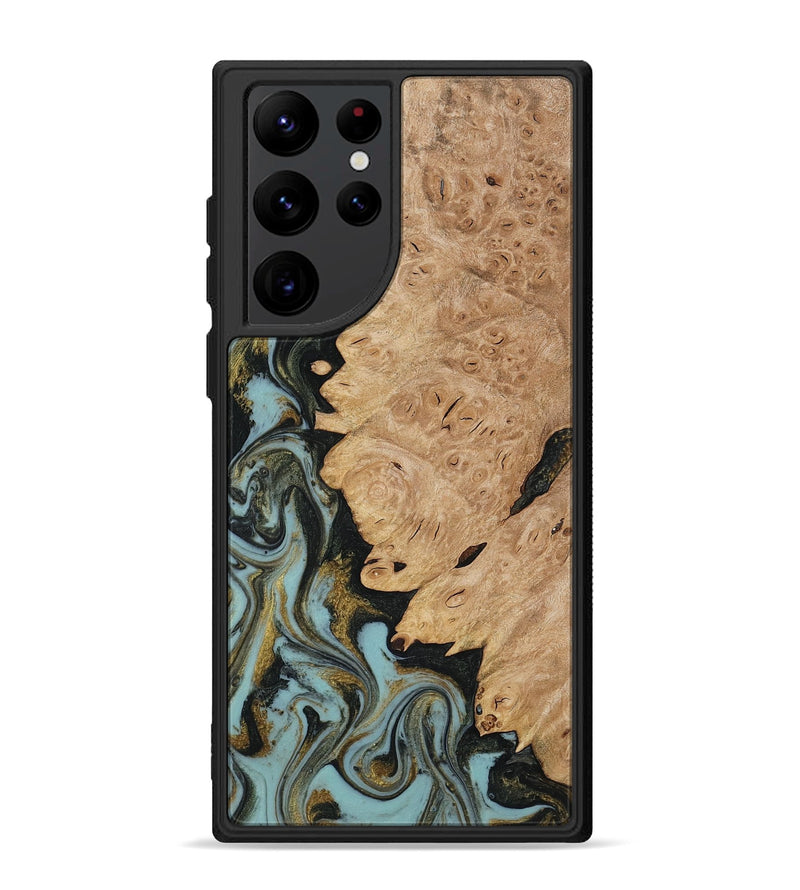 Galaxy S22 Ultra Wood Phone Case - Calum (Green, 816640)