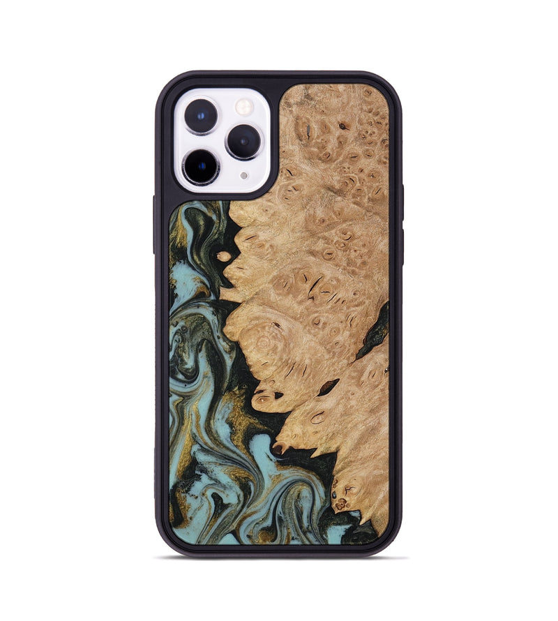 iPhone 11 Pro Wood Phone Case - Calum (Green, 816640)