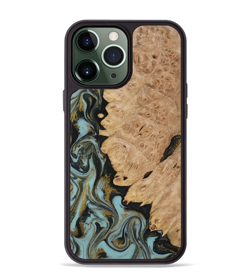 iPhone 13 Pro Max Wood Phone Case - Calum (Green, 816640)