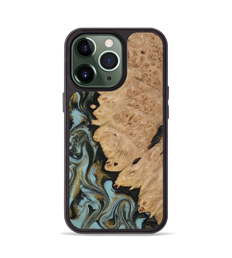 iPhone 13 Pro Wood Phone Case - Calum (Green, 816640)