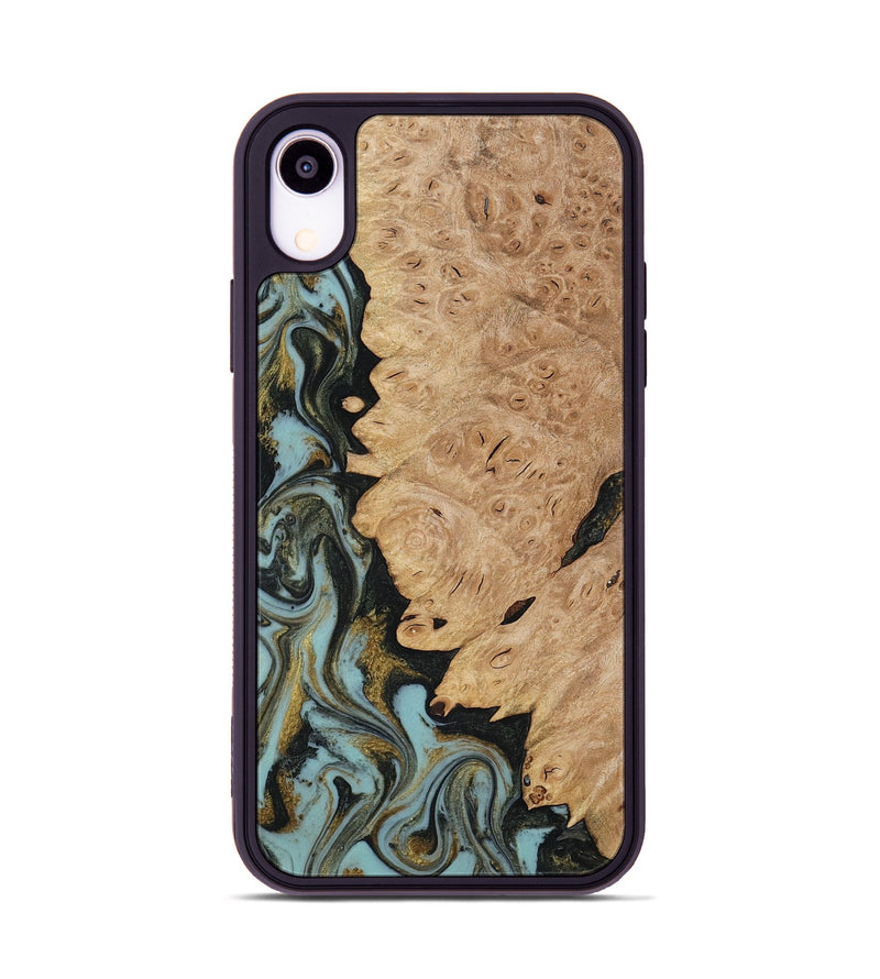 iPhone Xr Wood Phone Case - Calum (Green, 816640)