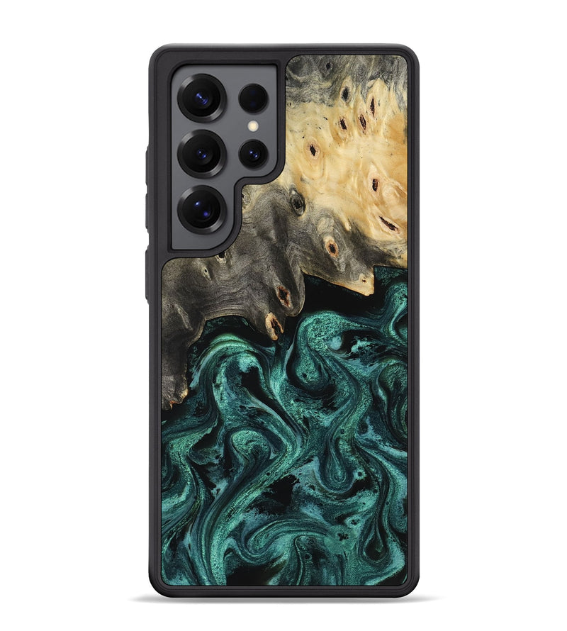Galaxy S25 Ultra Wood Phone Case - Kristin (Green, 816642)