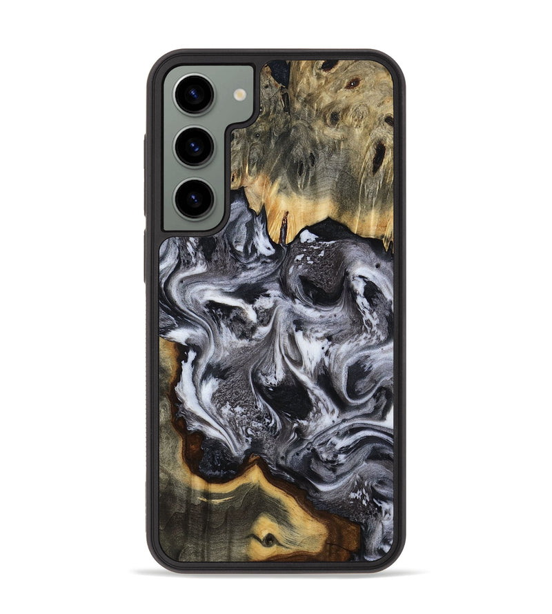 Galaxy S23 Plus Wood Phone Case - Cara (Black & White, 816652)