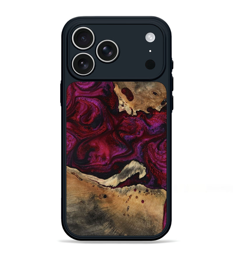 iPhone 17 Pro Max Wood Phone Case - Luca (Red, 816656)