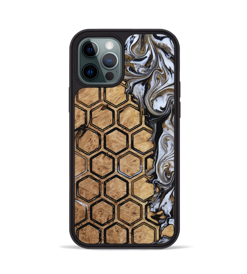 iPhone 12 Pro Wood Phone Case - Candi (Pattern, 816659)