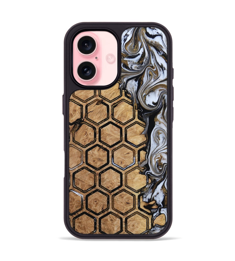 iPhone 16 Wood Phone Case - Candi (Pattern, 816659)