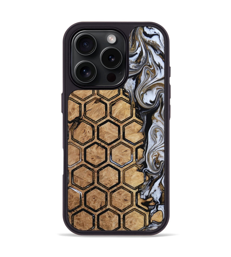 iPhone 16 Pro Wood Phone Case - Candi (Pattern, 816659)