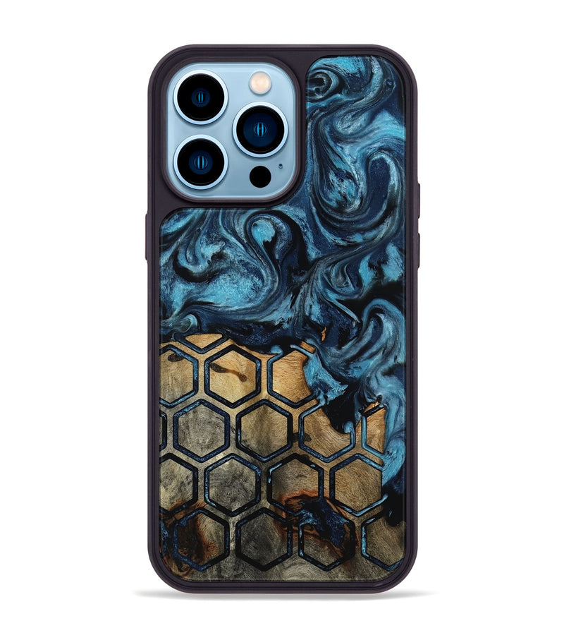 iPhone 14 Pro Max Wood Phone Case - Rowen (Pattern, 816670)