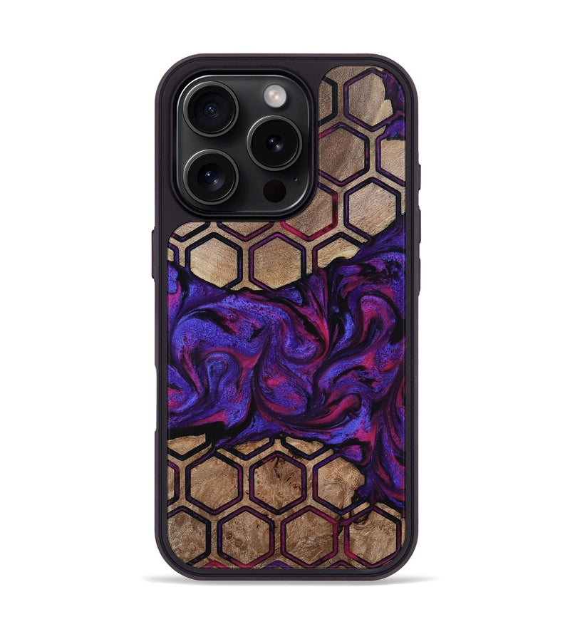 iPhone 16 Pro Wood Phone Case - Santana (Pattern, 816672)