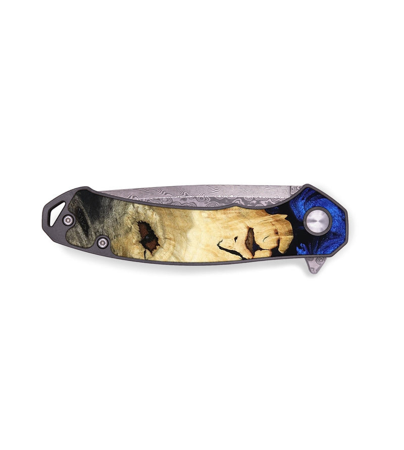 EDC Wood Pocket Knife - Lexie (Blue, 816674)