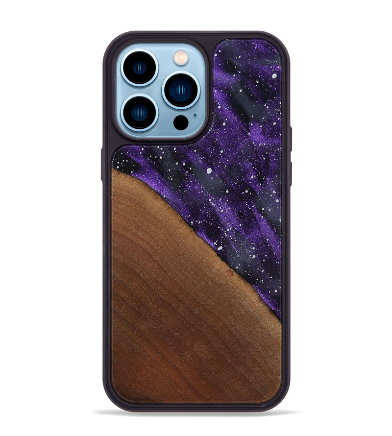iPhone 14 Pro Max Wood Phone Case - Shantel (Cosmos, 816685)
