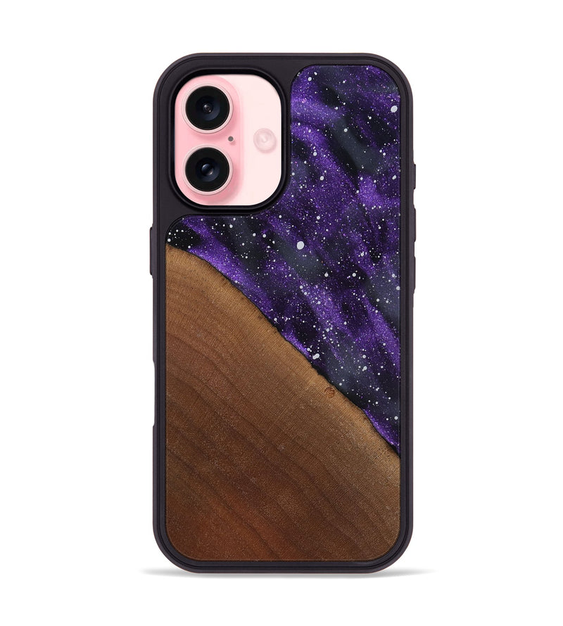 iPhone 16 Wood Phone Case - Shantel (Cosmos, 816685)