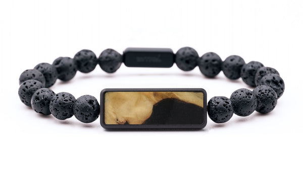 Lava Bead Wood Bracelet - Bryson (Wood Burl, 816711)