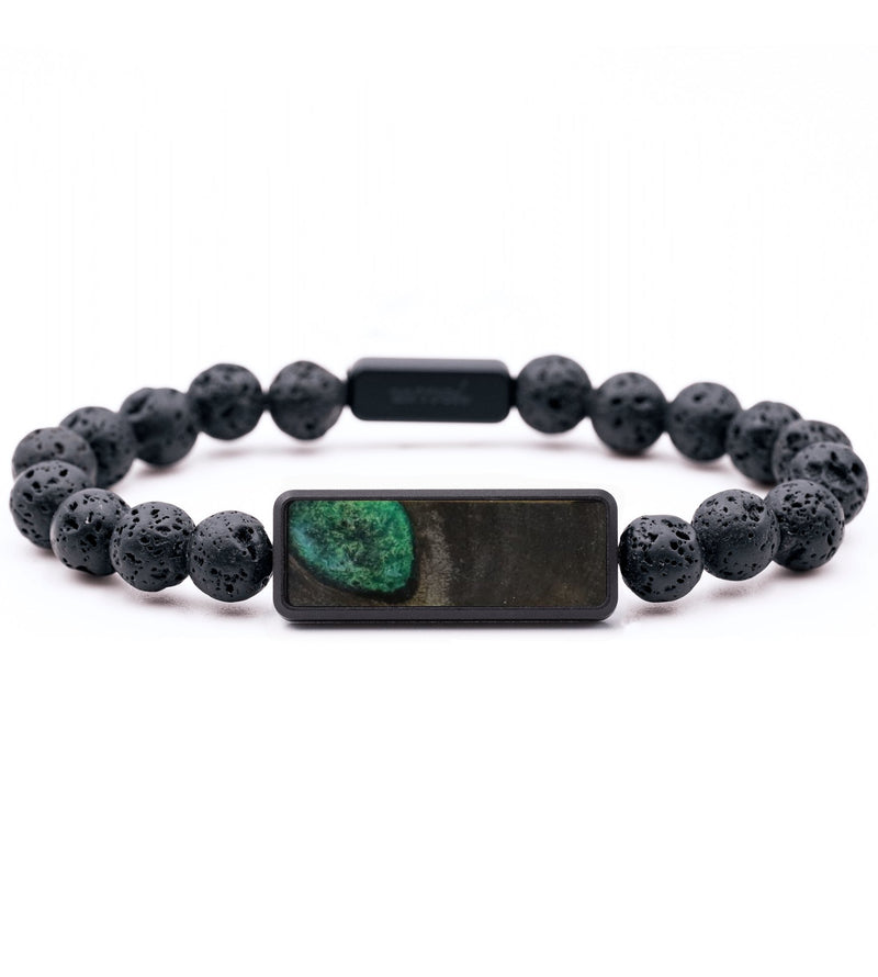 Lava Bead Wood Bracelet - Eliza (Wood Burl, 816714)