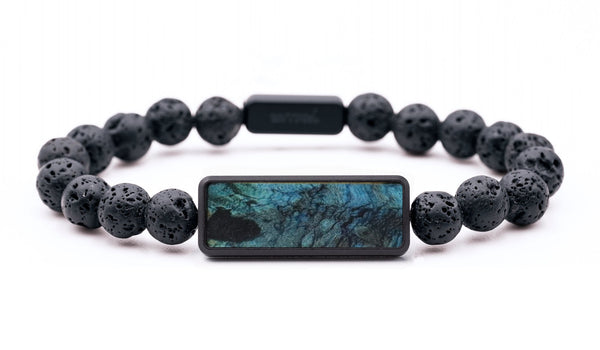 Lava Bead Wood Bracelet - Callie (Wood Burl, 816717)
