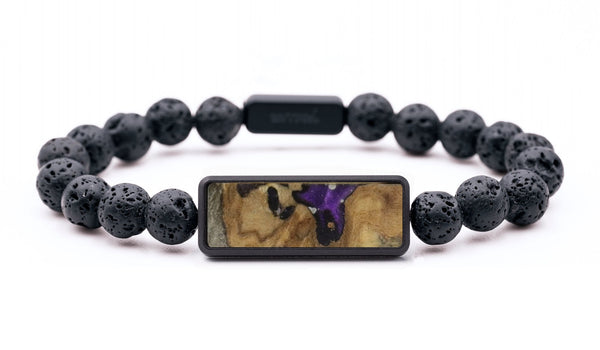 Lava Bead Wood Bracelet - Barrett (Wood Burl, 816719)