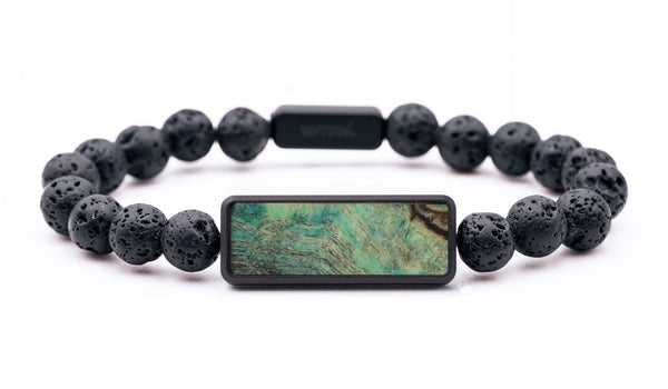 Lava Bead Wood Bracelet - Elise (Wood Burl, 816726)