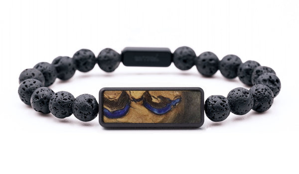 Lava Bead Wood Bracelet - Brianne (Wood Burl, 816727)