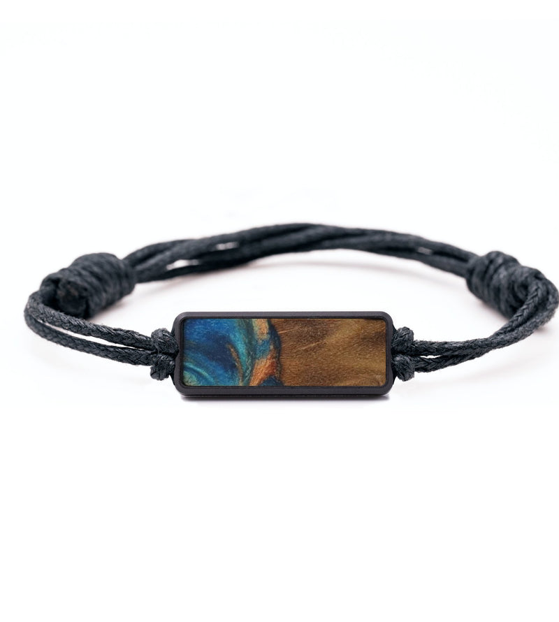 Classic Wood Bracelet - Keith (Teal & Gold, 816857)