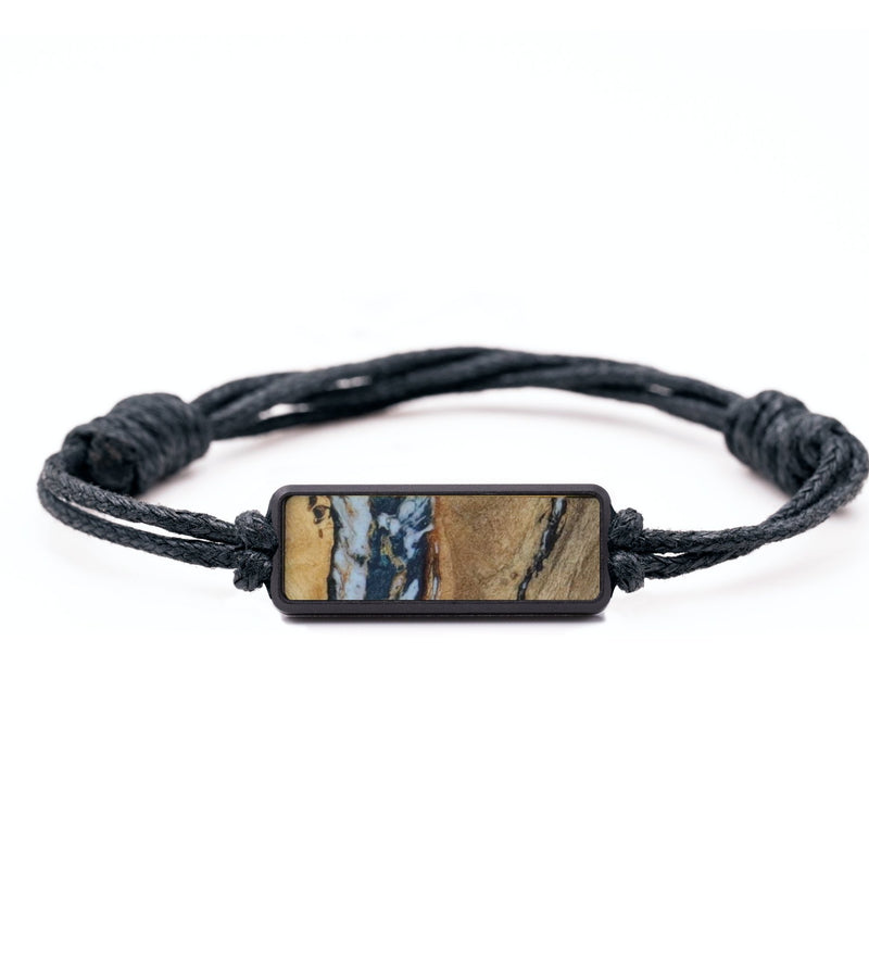 Classic Wood Bracelet - Lesly (Teal & Gold, 816860)