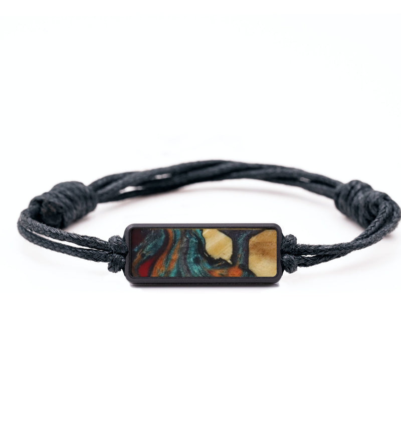 Classic Wood Bracelet - Yasmin (Teal & Gold, 816862)