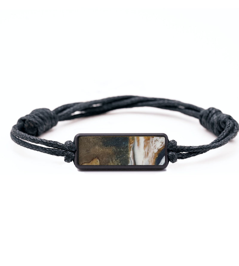 Classic Wood Bracelet - Candy (Teal & Gold, 816864)
