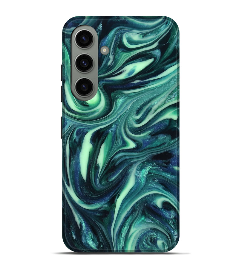 Galaxy S24 Plus ResinArt Live Edge Phone Case - Abbey (Green, 816866)