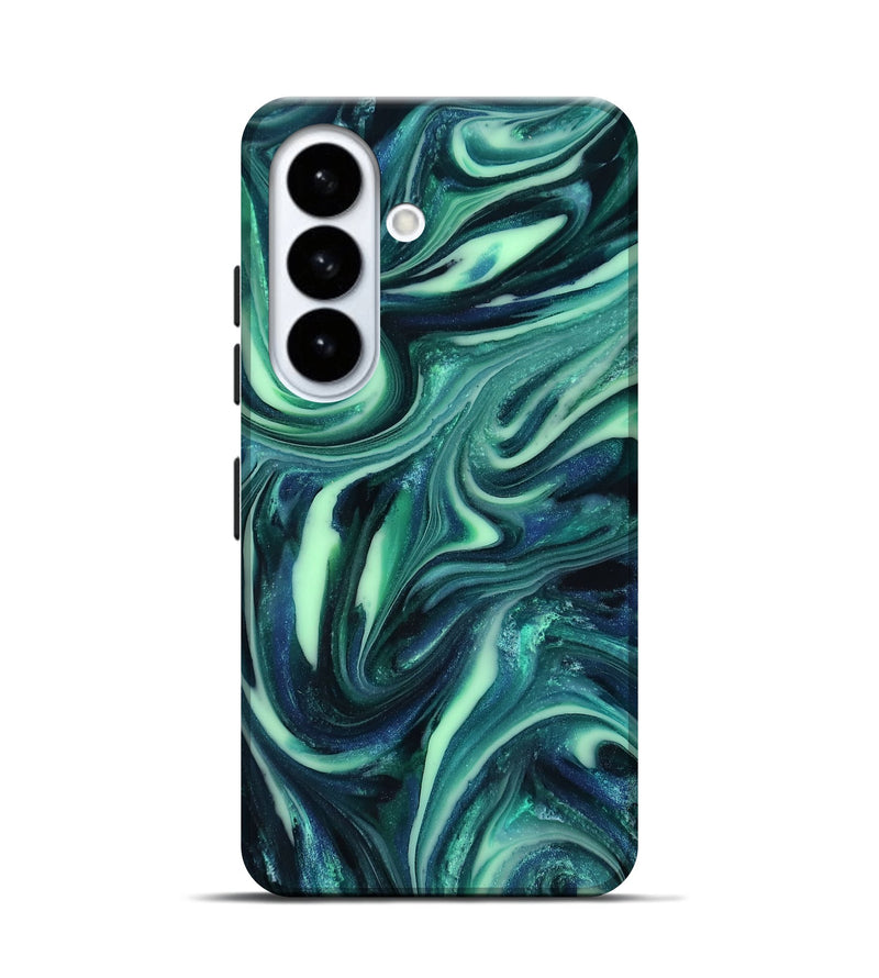 Galaxy S26 ResinArt Live Edge Phone Case - Abbey (Green, 816866)