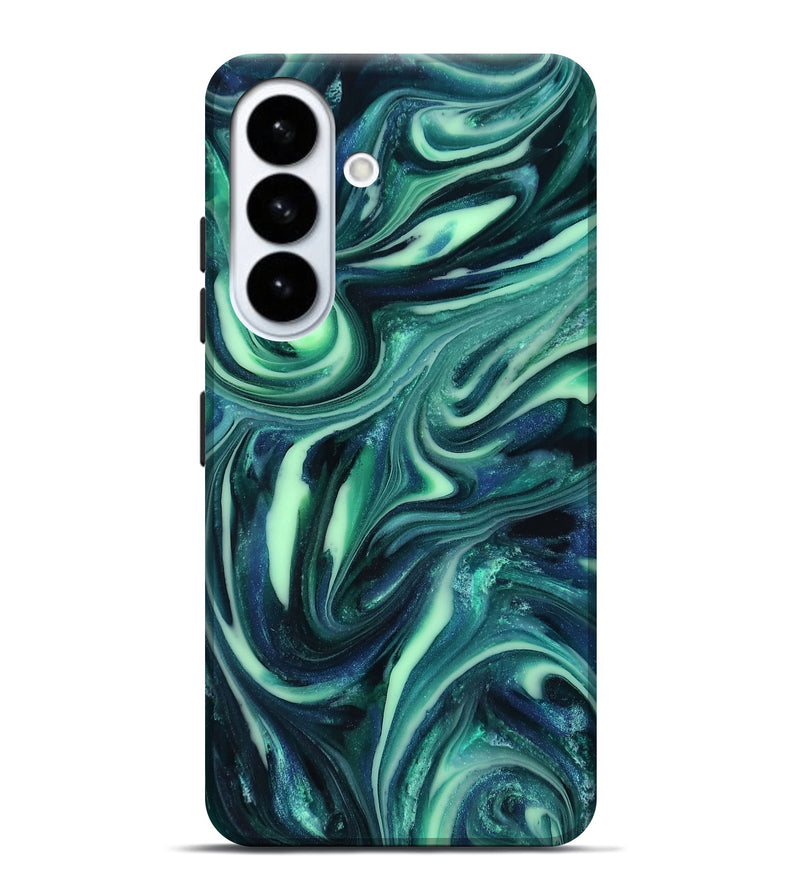 Galaxy S26 Plus ResinArt Live Edge Phone Case - Abbey (Green, 816866)