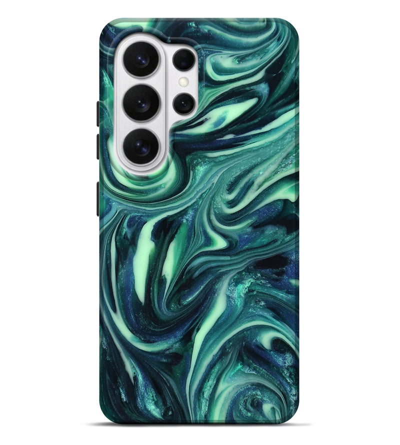 Galaxy S26 Ultra ResinArt Live Edge Phone Case - Abbey (Green, 816866)