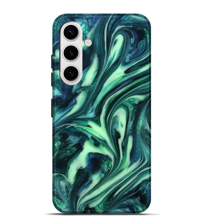 Galaxy S25 Plus ResinArt Live Edge Phone Case - Tony (Green, 816867)