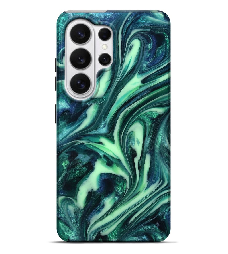 Galaxy S26 Ultra ResinArt Live Edge Phone Case - Tony (Green, 816867)