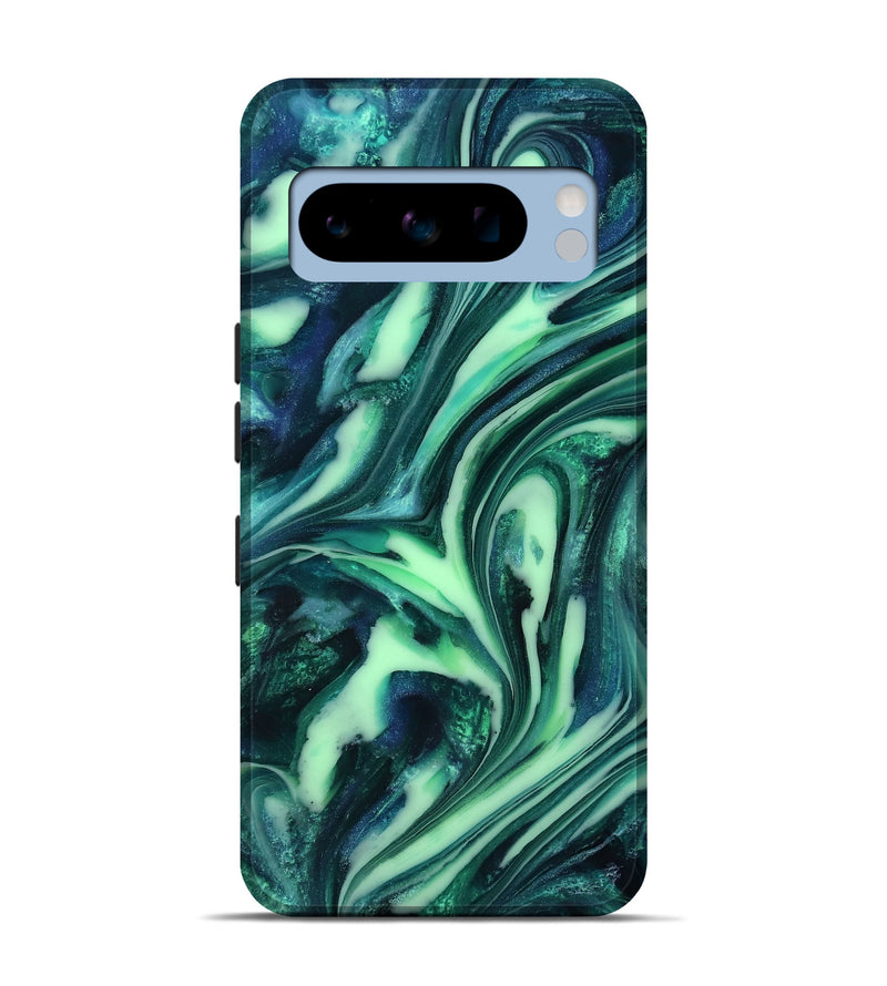 Pixel 8 Pro ResinArt Live Edge Phone Case - Tony (Green, 816867)