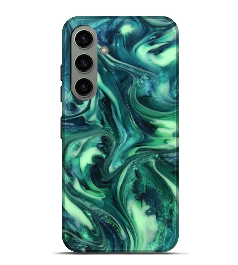 Galaxy S24 Plus ResinArt Live Edge Phone Case - Yousef (Green, 816869)