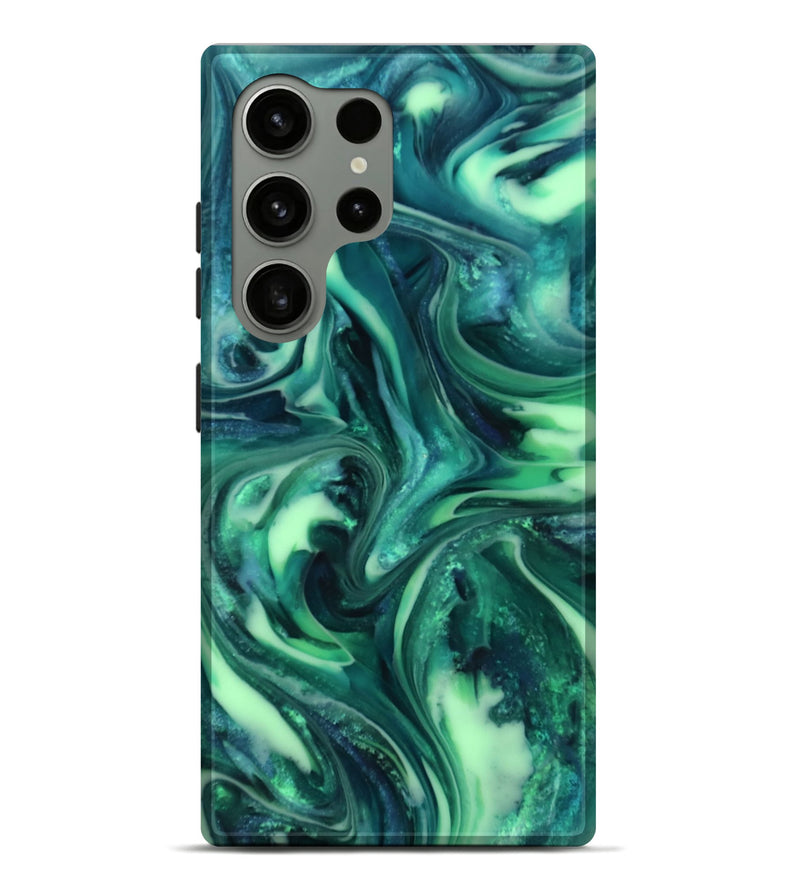 Galaxy S24 Ultra ResinArt Live Edge Phone Case - Yousef (Green, 816869)