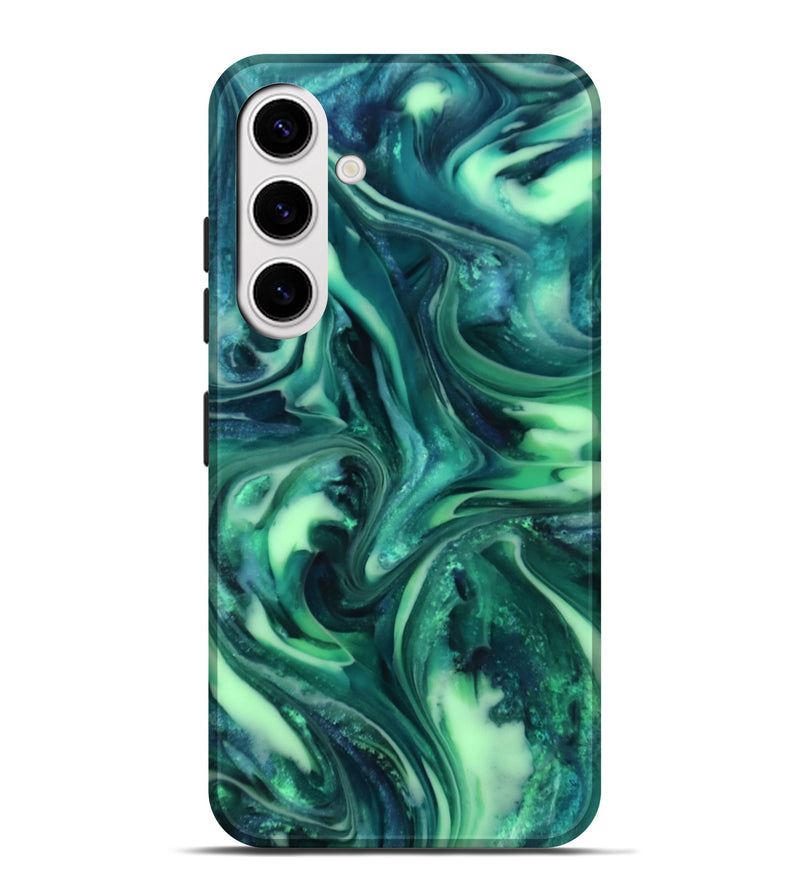 Galaxy S25 Plus ResinArt Live Edge Phone Case - Yousef (Green, 816869)