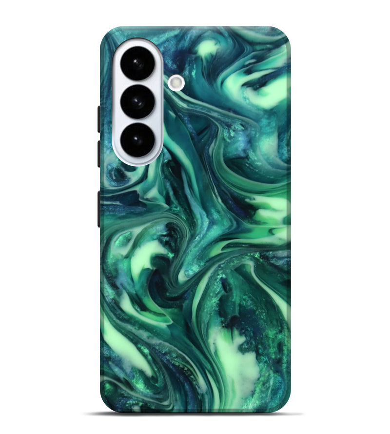 Galaxy S26 Plus ResinArt Live Edge Phone Case - Yousef (Green, 816869)