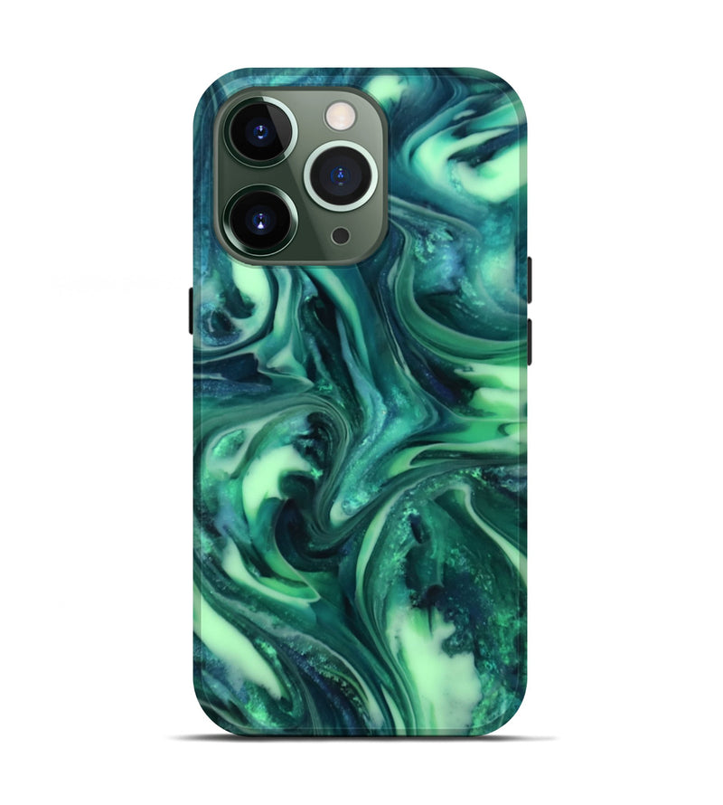 iPhone 13 Pro ResinArt Live Edge Phone Case - Yousef (Green, 816869)