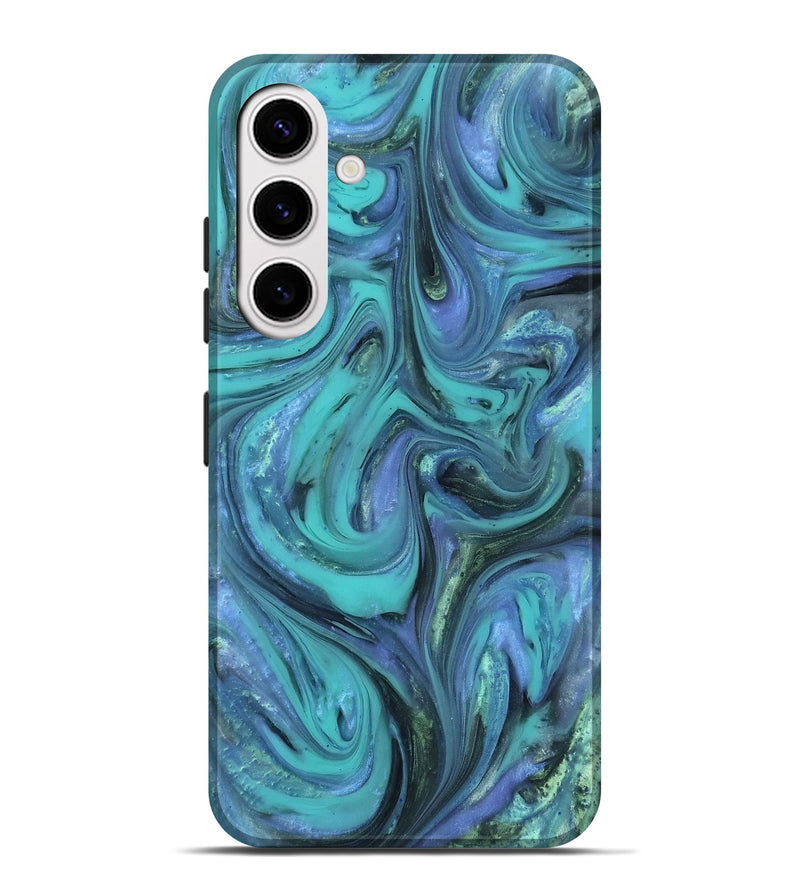 Galaxy S25 Plus ResinArt Live Edge Phone Case - Adeline (Blue, 816870)