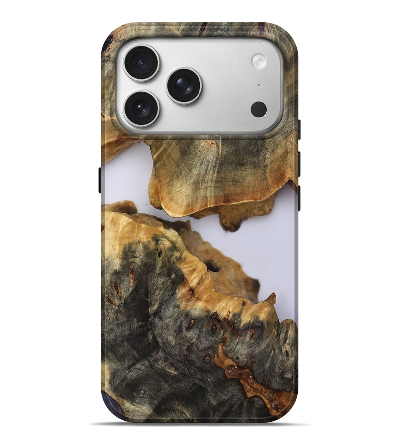 iPhone 17 Pro Max Wood Live Edge Phone Case - Nadia (Clear, 816876)