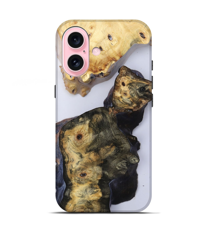 iPhone 17 Wood Live Edge Phone Case - Sierra (Clear, 816877)