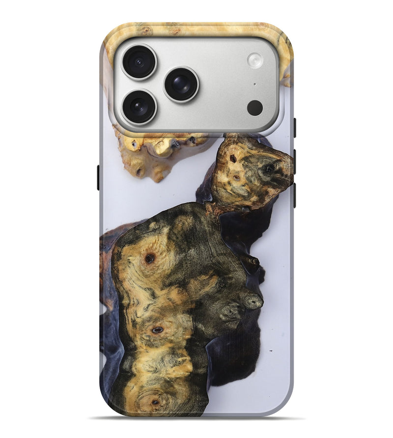 iPhone 17 Pro Max Wood Live Edge Phone Case - Sierra (Clear, 816877)