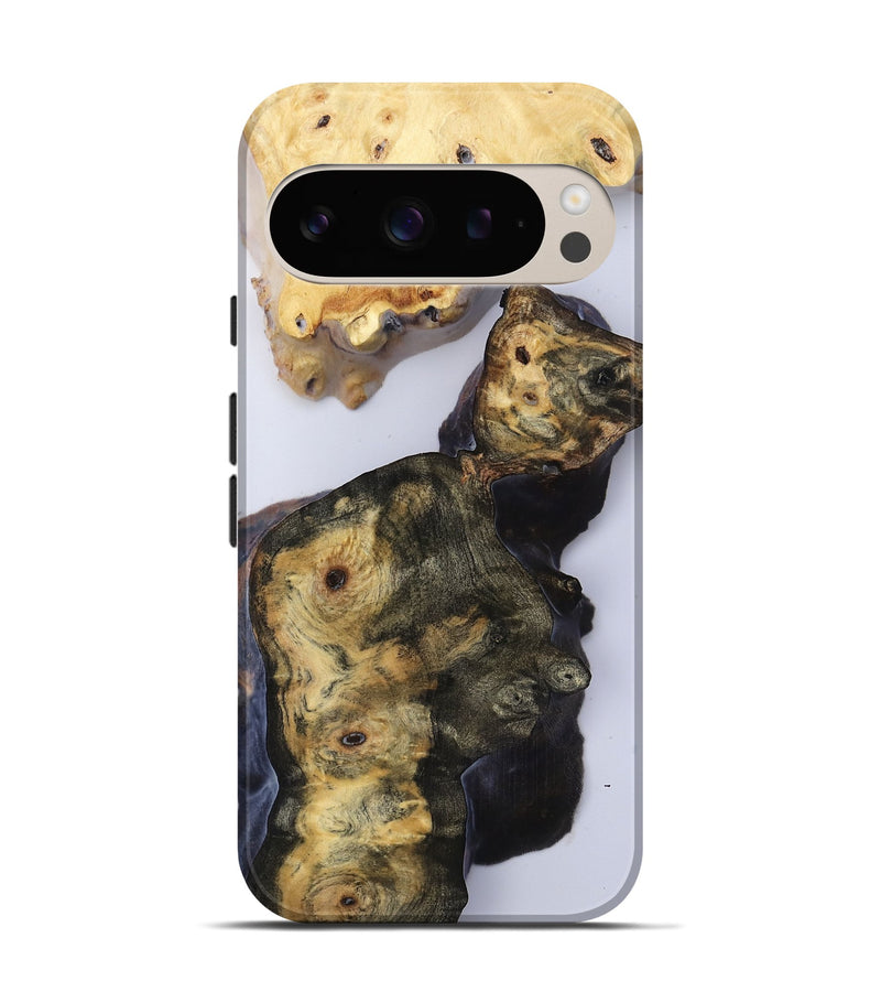 Pixel 9 Wood Live Edge Phone Case - Sierra (Clear, 816877)