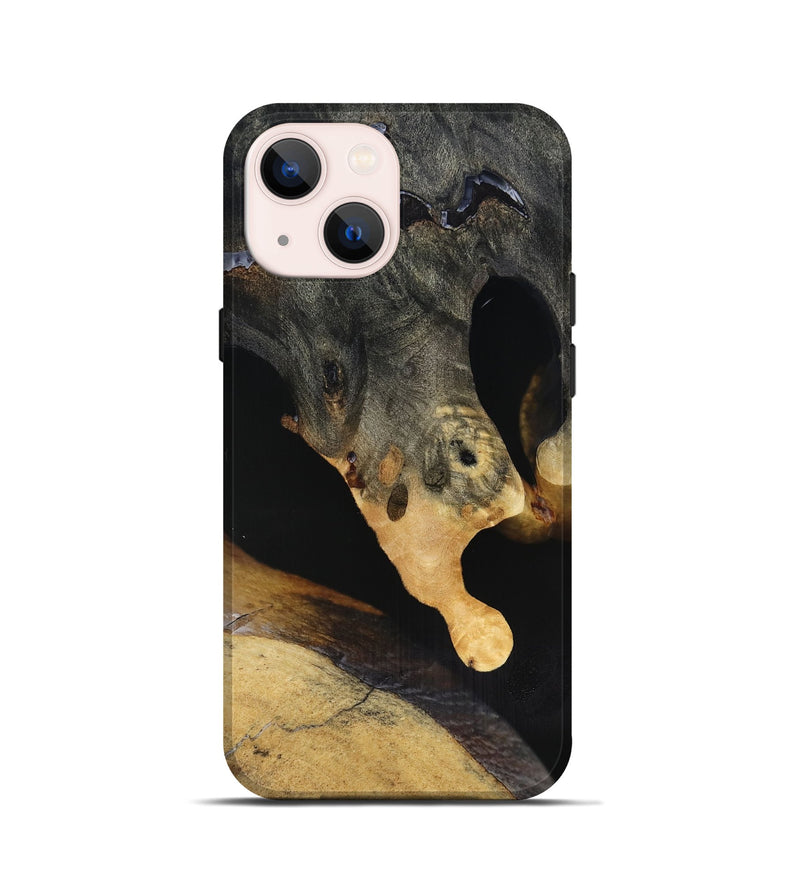 iPhone 13 mini Wood Live Edge Phone Case - Jazmin (Clear, 816880)