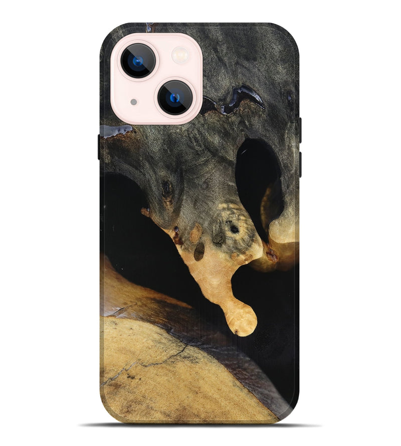 iPhone 14 Plus Wood Live Edge Phone Case - Jazmin (Clear, 816880)