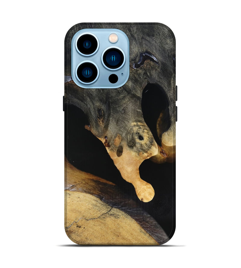 iPhone 14 Pro Wood Live Edge Phone Case - Jazmin (Clear, 816880)
