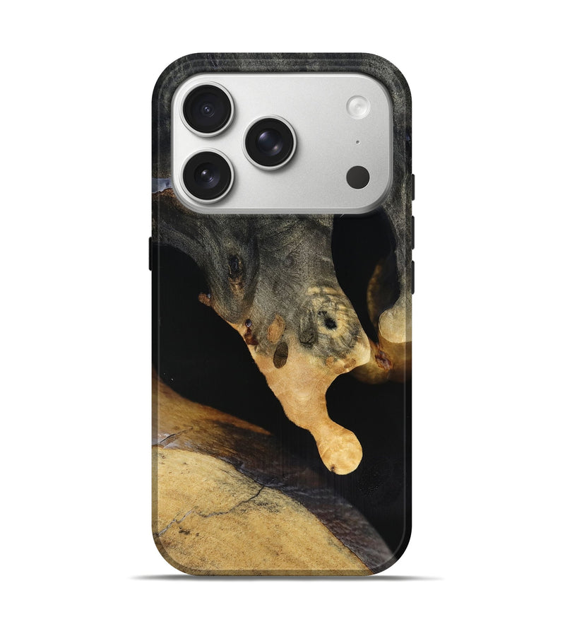 iPhone 17 Pro Wood Live Edge Phone Case - Jazmin (Clear, 816880)
